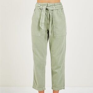 AMO green paper bag jeans